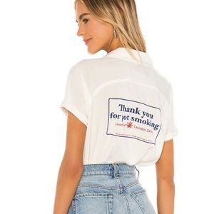 REVOLVE Thank You For Pot Smoking Shirt